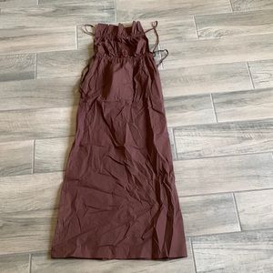 Anim brown dress